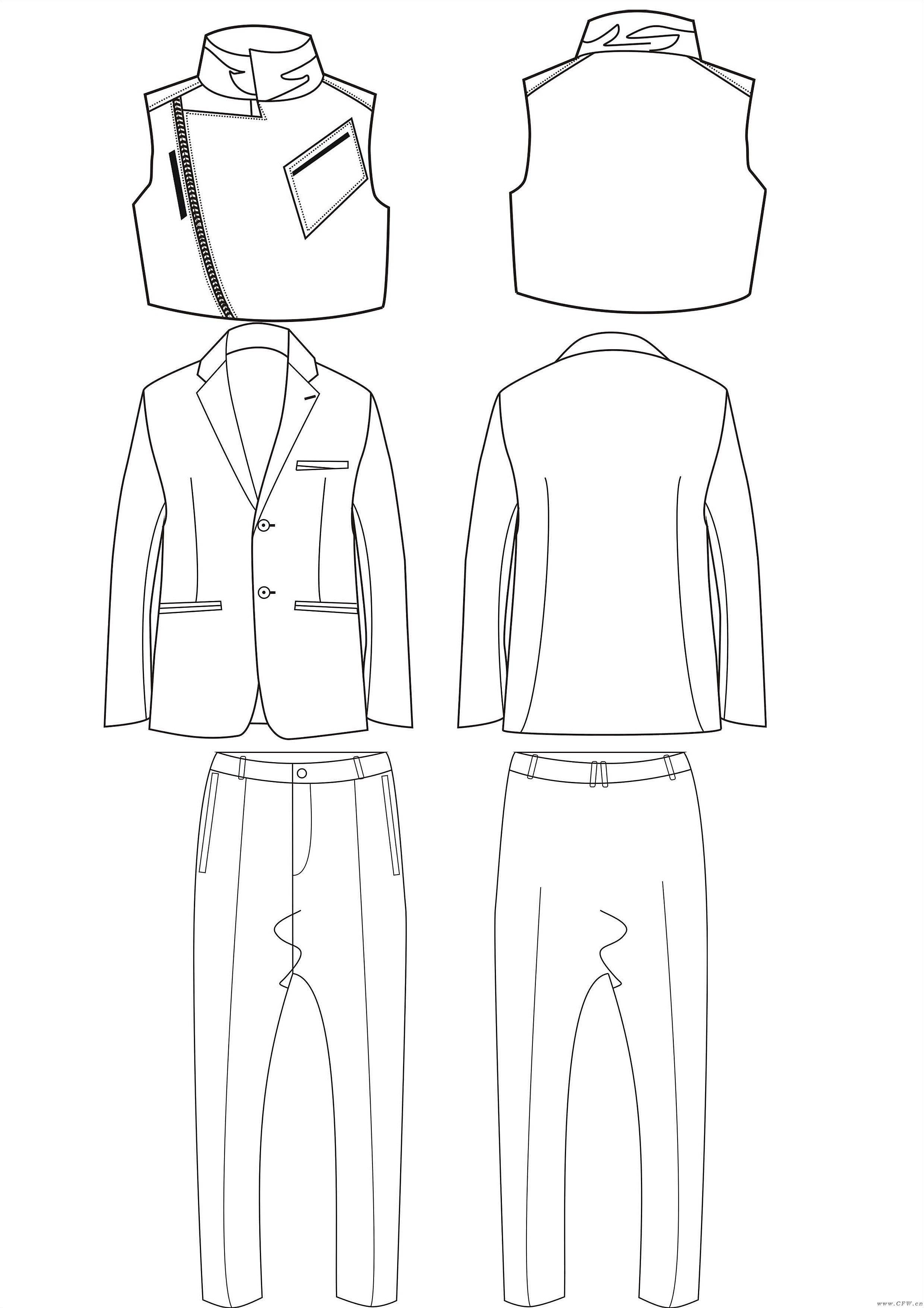 服裝款式圖 時(shí)尚設(shè)計(jì)的視覺語言與實(shí)用價(jià)值